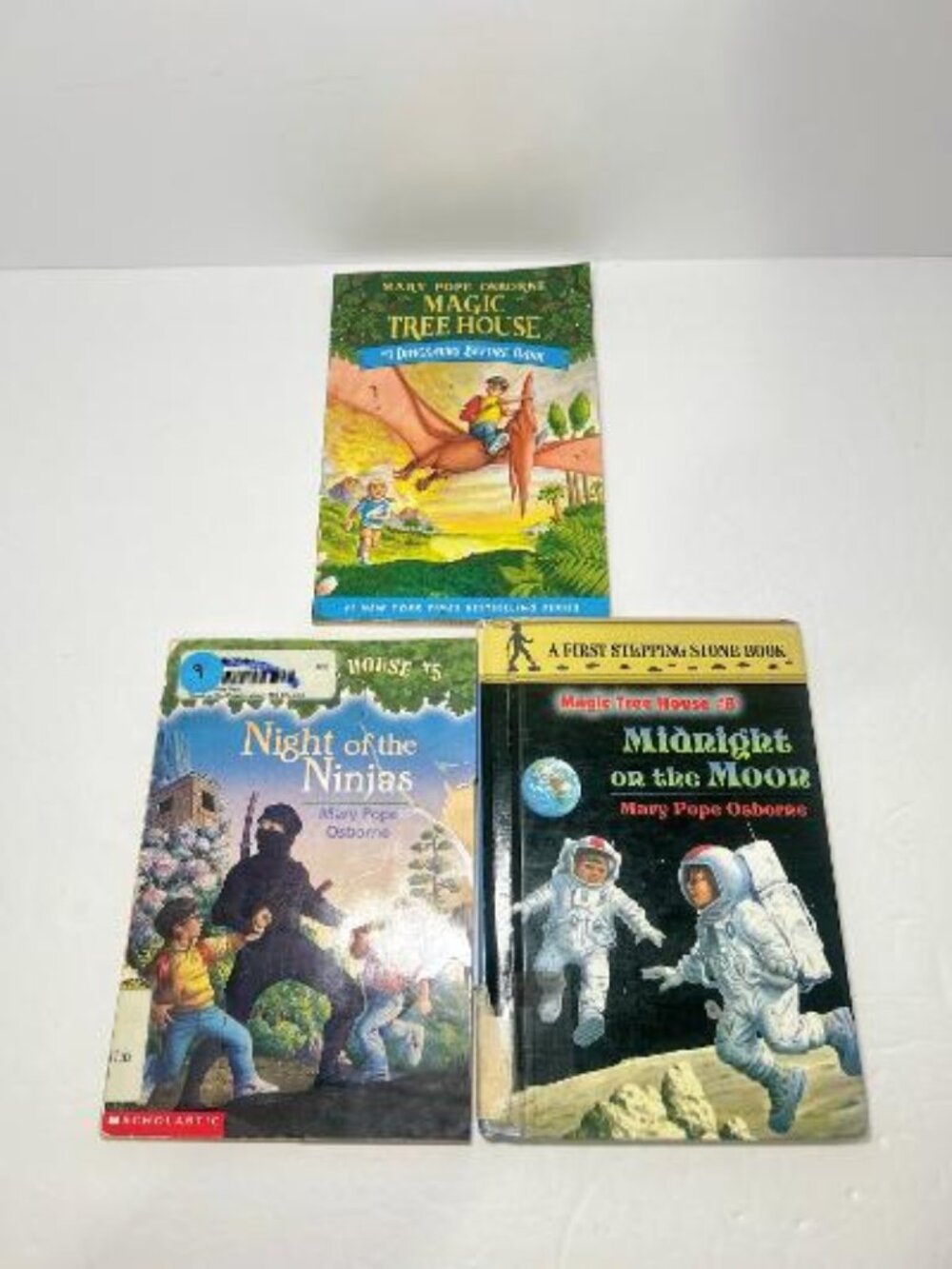 Magic Tree House #1 5 8 Night of the Ninjas Dinosaurs Before Lot of 3